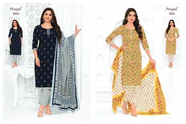 Pranjul Priyanka Vol 20 	Pure Cotton Dress Material